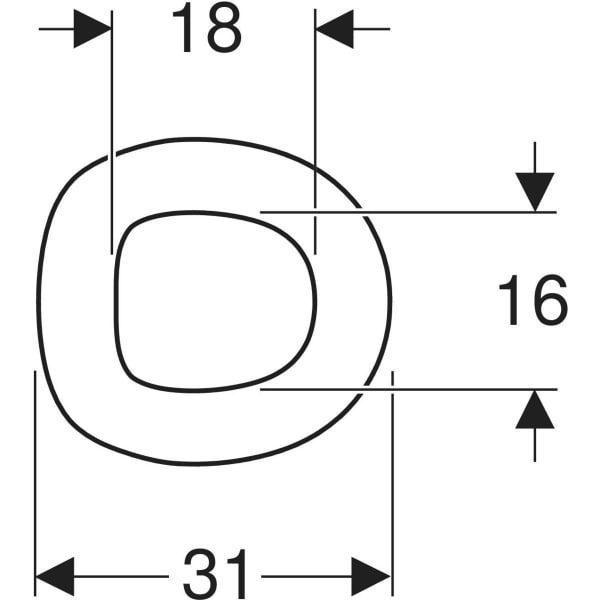 Keramag Geberit Bambini WC Seat Ring For Small Children