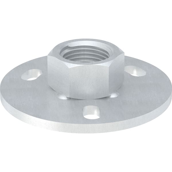 keramag Geberit base plate round three-hole with threaded socket G 1/2"