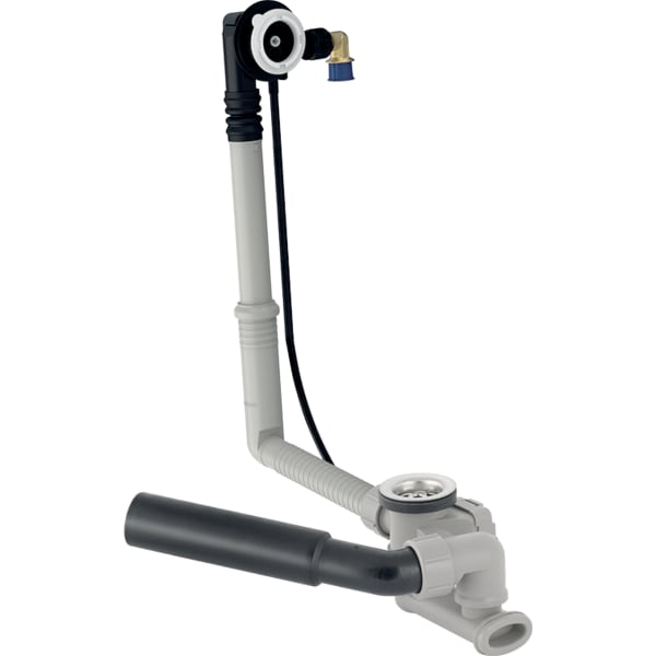 keramag Geberit bathtub drain with turn handle and inlet d52 length 26 cm