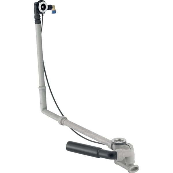 keramag Geberit bathtub drain with turn handle and inlet d52 length 73 cm
