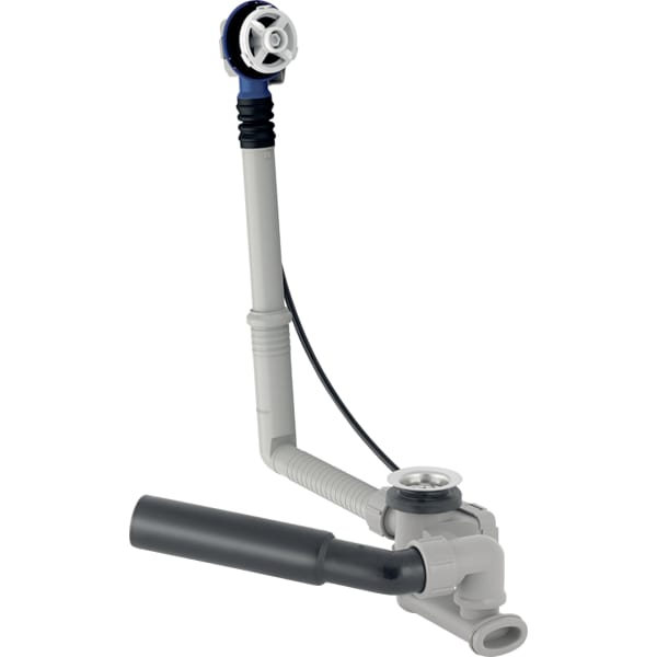 keramag Geberit bathtub drain with turn handle d52 length 26 cm