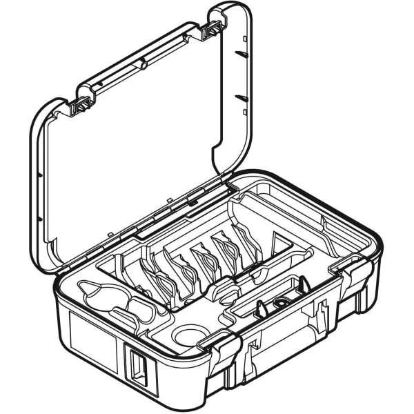 Keramag Geberit Case For Pressing Jaws [2]/[3] With Insert 10C-II Empty