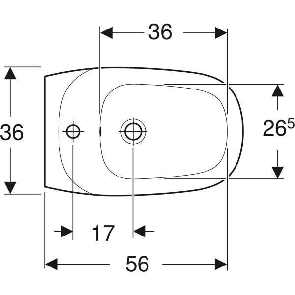 Keramag Geberit Citterio Floor-standing Bidet Back-to-wall Shrouded