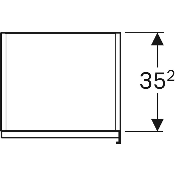 Keramag Geberit Citterio Tall Cabinet With One Door