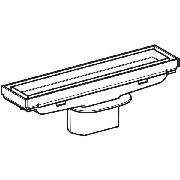 Keramag Geberit CleanLine Shower Channel Tile-bearing