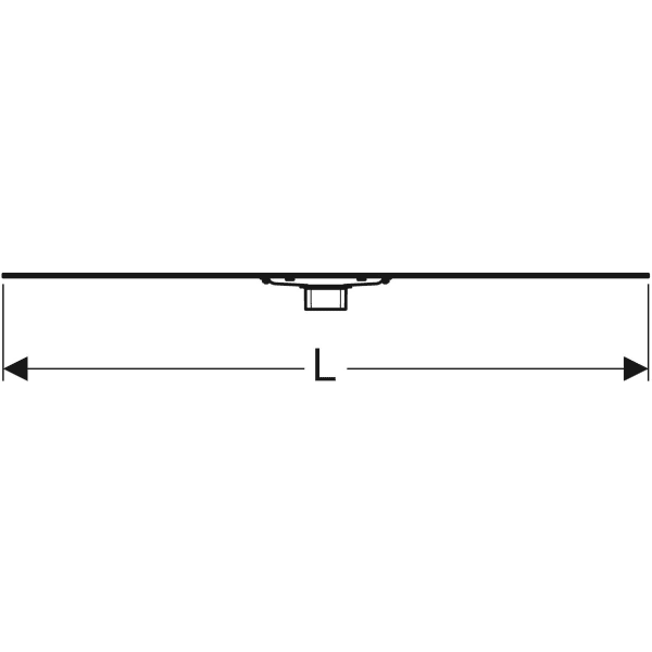 Keramag Geberit CleanLine60 Shower Channel For Thin Floorings