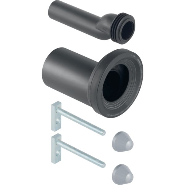 keramag Geberit connection set for wall-hung WC with fastening material stepped