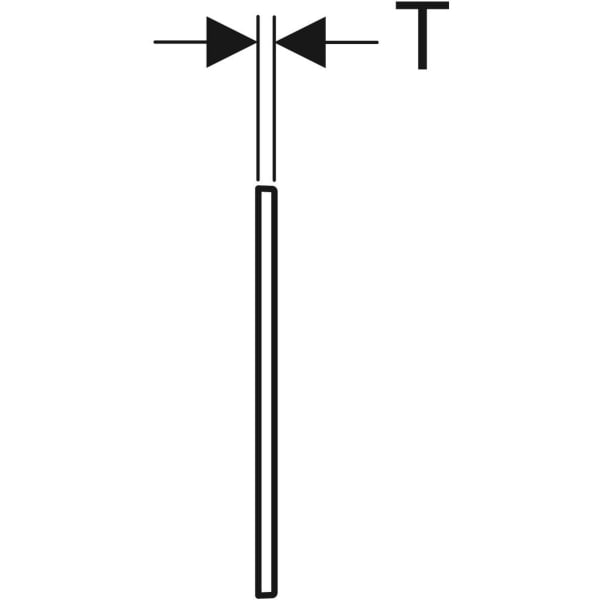 Keramag Geberit Cover Frame For Omega60 Actuator Plate Square