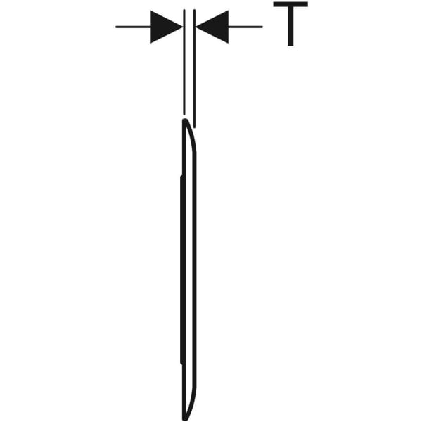 Keramag Geberit Cover Frame For Sigma70 Actuator Plate Square