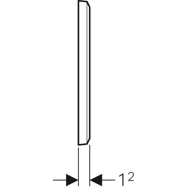 Keramag Geberit Cover Plate For Concealed Function Box