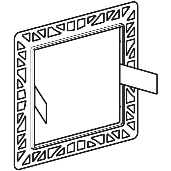 Keramag Geberit Cover Plate Surface-even For Concealed Function Box