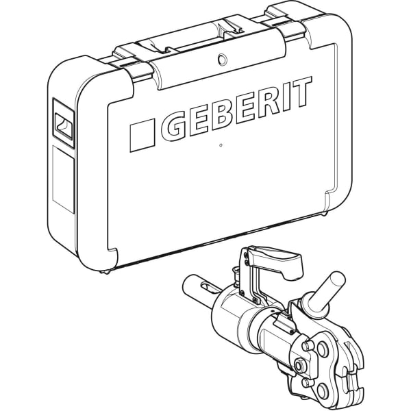 Keramag Geberit CP700G Pressing Cylinder With Adapter Jaw [4] In Case