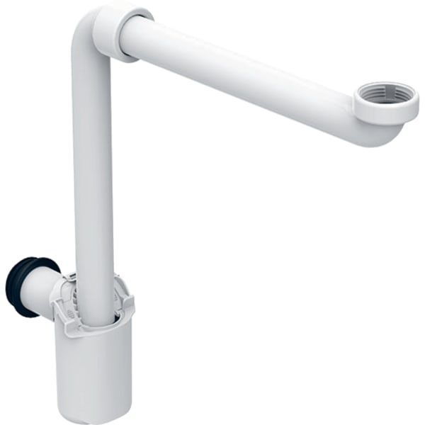 keramag Geberit dip tube trap for washbasin space-saving model horizontal outlet