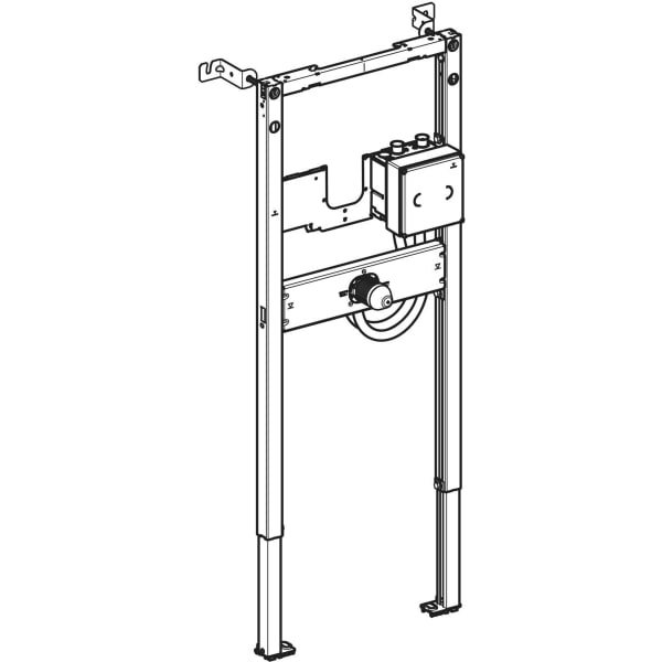Keramag Geberit Duofix Element 130 Cm For Electronic Wall-mounted Tap With Concealed Function Box For Ablution
