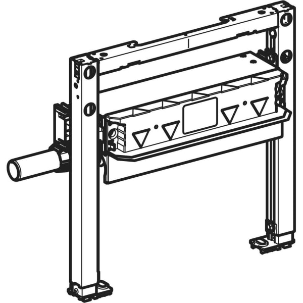 Keramag Geberit Duofix Element For Shower 50 Cm With CleanWall Wall Drain For Screed Height At Inlet 65–90 Mm