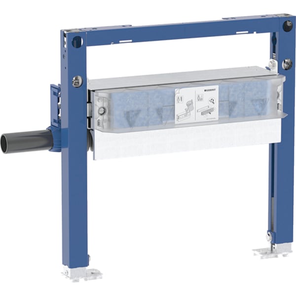 keramag Geberit Duofix element for shower 50 cm with CleanWall wall drain for screed height at inlet 65–90 mm