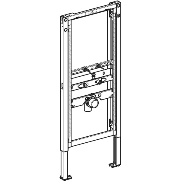 Keramag Geberit Duofix Element For Urinal 112–130 Cm Universal For Exposed Flushing Valve