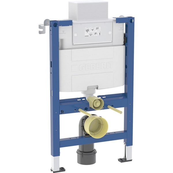 keramag Geberit Duofix element for wall-hung WC 82 cm with Alpha concealed cistern 12 cm 4.5 / 3 litres