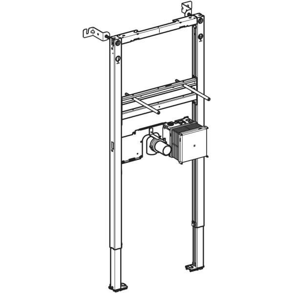 Keramag Geberit Duofix Element For Washbasin 112 Cm Electronic Deck-mounted Tap With Concealed Function Box