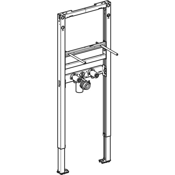 Keramag Geberit Duofix Element For Washbasin 112 Cm Slim Design Deck-mounted Tap