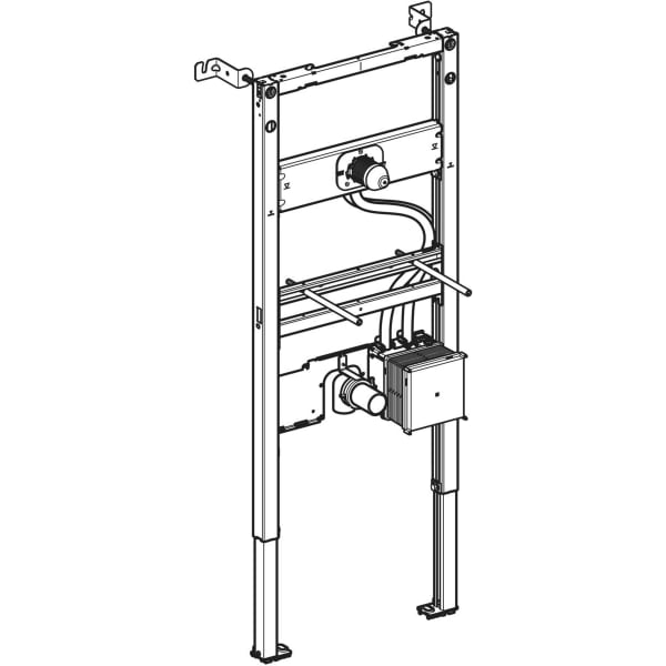 Keramag Geberit Duofix Element For Washbasin 130 Cm Electronic Wall-mounted Tap With Concealed Function Box
