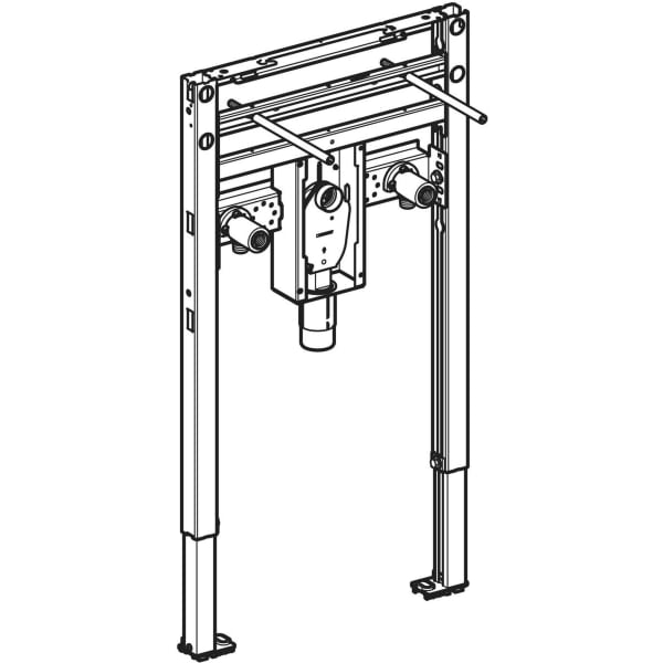 Keramag Geberit Duofix Element For Washbasin 82–98 Cm Deck-mounted Tap With Concealed Trap