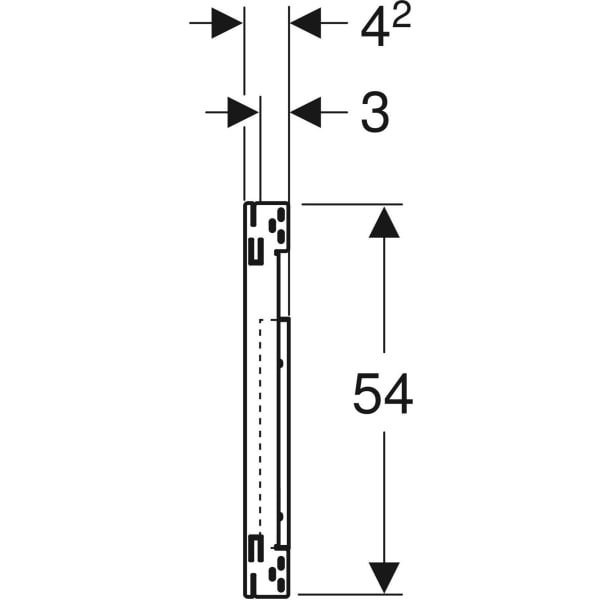 Keramag Geberit Duofix Mounting Plate For Washbasin With Washbasin Cabinet And Two Washbasin Taps