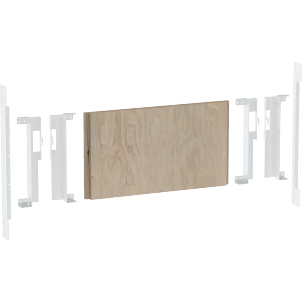 keramag Geberit Duofix mounting plate for washbasin with washbasin cabinet and two washbasin taps