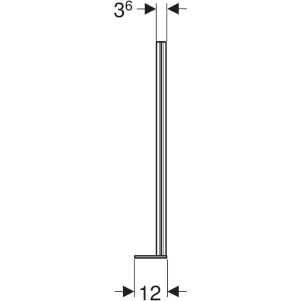 Keramag Geberit Duofix Set Of Leg Supports With Large Foot Plate For Floor Constructions 25–45 Cm