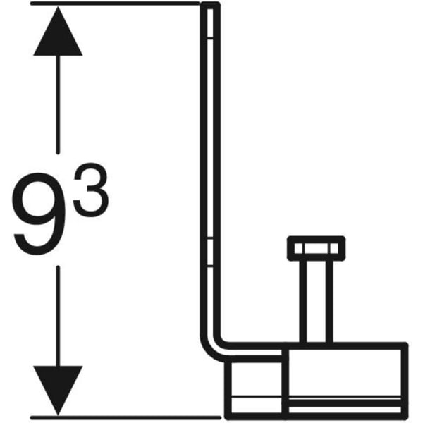 Keramag Geberit Duofix Set Of Twist-in Fastening Brackets