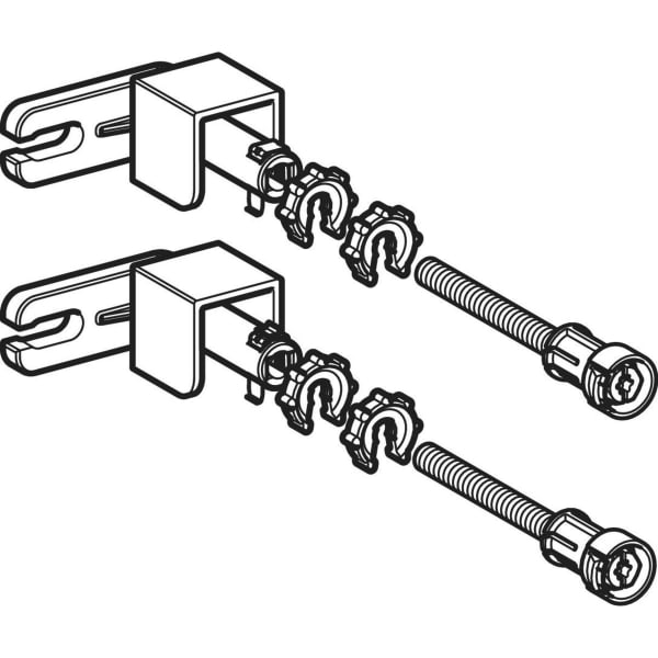 Keramag Geberit Duofix Set Of Wall Anchors For Single Installation
