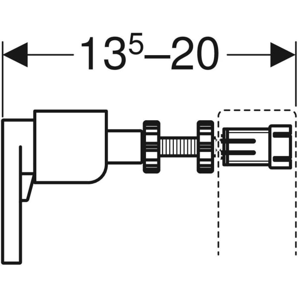 Keramag Geberit Duofix Set Of Wall Anchors For Single Installation