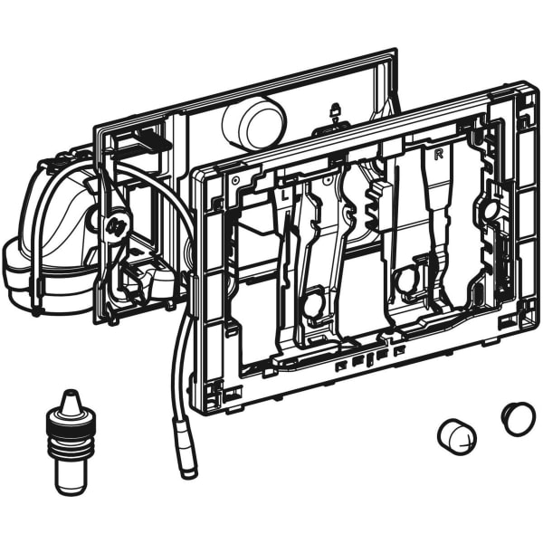 Keramag Geberit DuoFresh Module With Automatic Actuation For Sigma Concealed Cistern 12 Cm