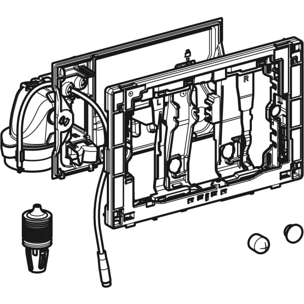 Keramag Geberit DuoFresh Module With Automatic Actuation For Sigma Concealed Cistern 8 Cm