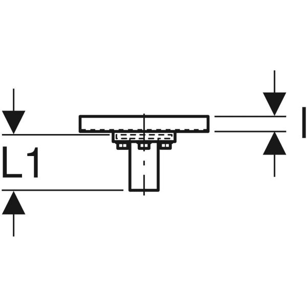 Keramag Geberit Elbow Tap Connector 90° With Male Thread MF 1/2" Premounted Single