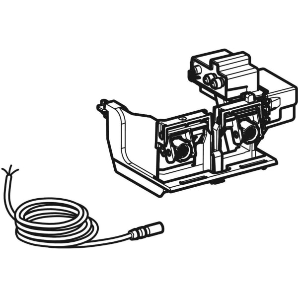 Keramag Geberit Electronic WC Flush Control Mains Operation For Sigma Concealed Cistern 12 Cm For External Button