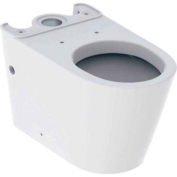 keramag Geberit Eternity floor-standing WC for close-coupled exposed cistern washdown shrouded