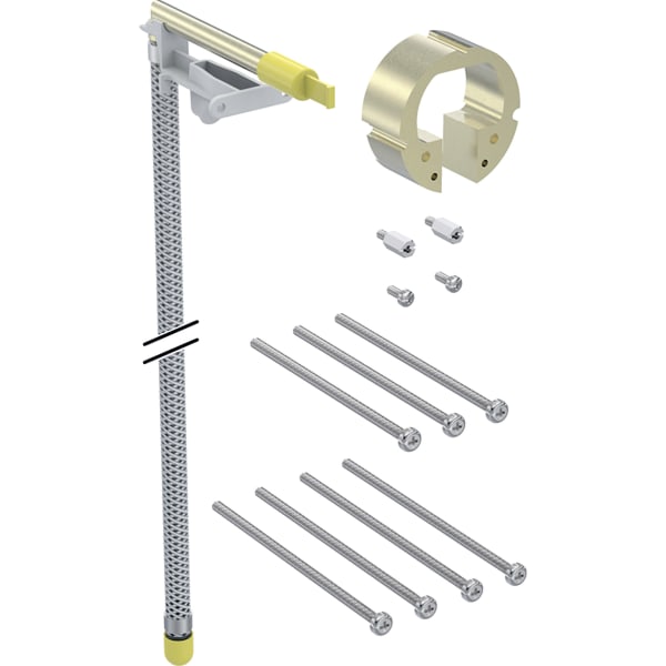 keramag Geberit extension set for Piave and Brenta washbasin taps wall-mounted with concealed function box