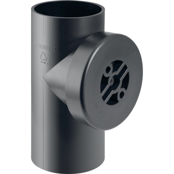 keramag Geberit HDPE access pipe 90° with round service opening