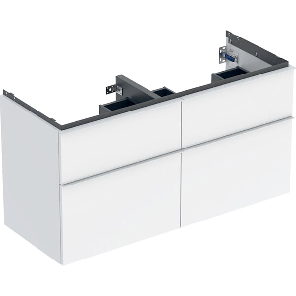 keramag Geberit iCon cabinet for double washbasin with four drawers