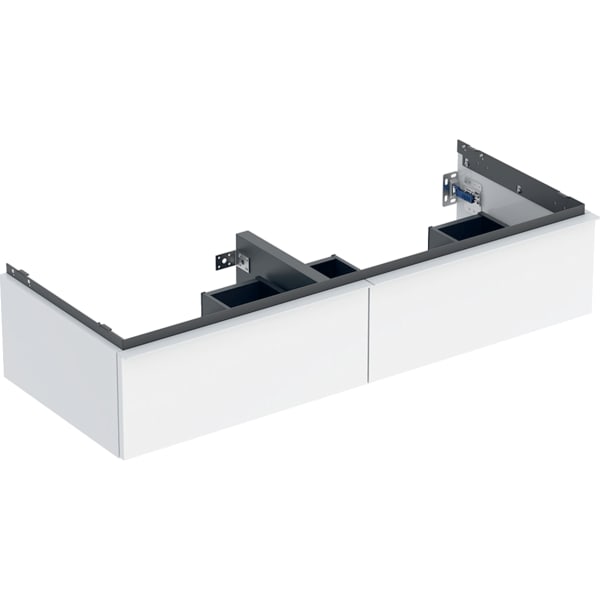 keramag Geberit iCon cabinet for double washbasin with two drawers