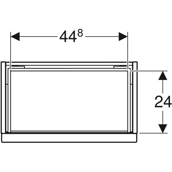 Keramag Geberit ICon Cabinet For Handrinse Basin With One Drawer