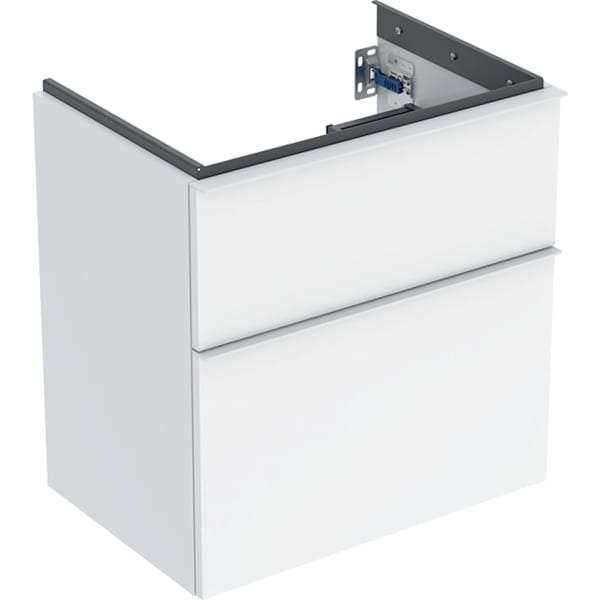 keramag Geberit iCon cabinet for washbasin with two drawers small projection