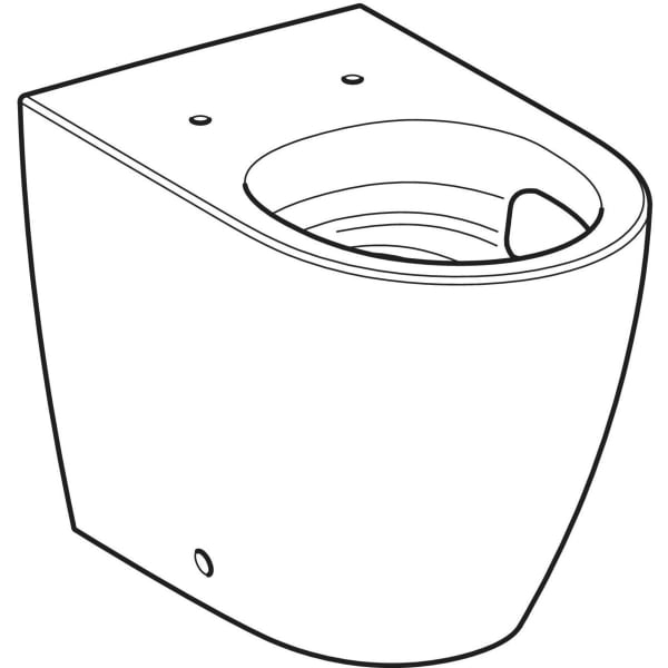 Keramag Geberit ICon Floor-standing WC Back-to-wall Shrouded TurboFlush