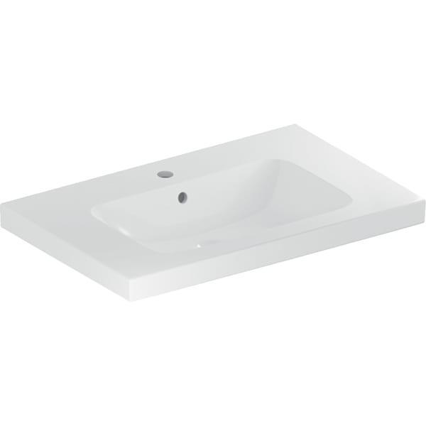 keramag Geberit iCon Light washbasin with shelf surface
