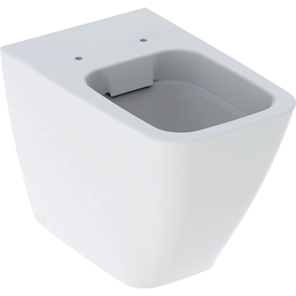 keramag Geberit iCon Square floor-standing WC washdown back-to-wall shrouded Rimfree