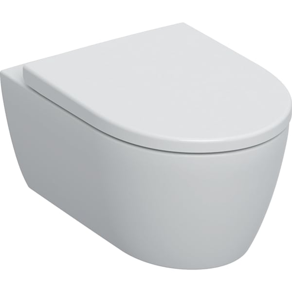 keramag Geberit iCon wall-hung WC set washdown shrouded Rimfree with WC seat