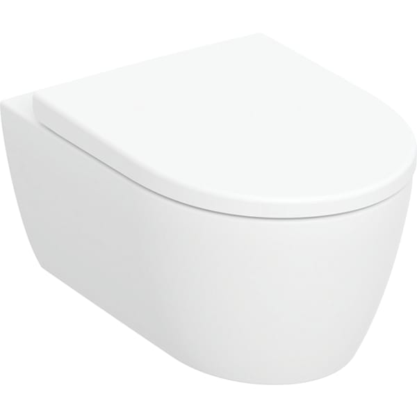 keramag Geberit iCon wall-hung WC set washdown shrouded Rimfree with WC seat