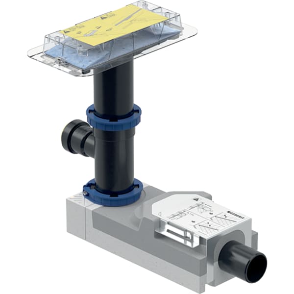 keramag Geberit installation set with inlet for shower channels of the CleanLine series