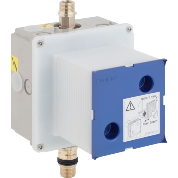 keramag Geberit installation set with nipple made of brass for urinal flush control universal